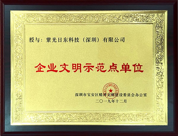 2019企业文明示范点单位